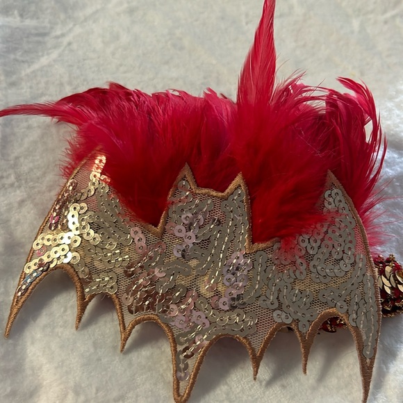 1920’s style flapper headband Batman logo - Picture 4 of 4